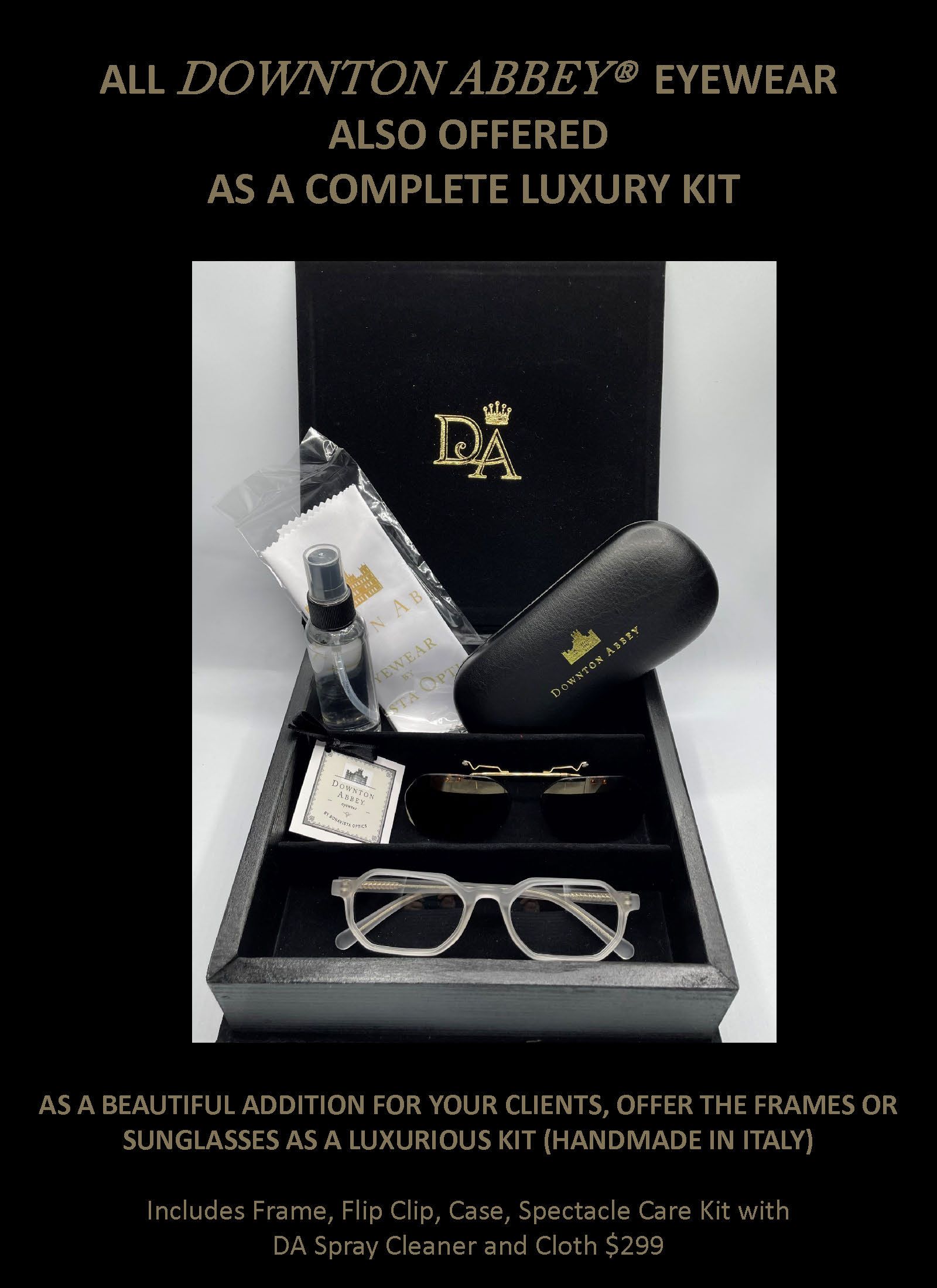 Downton Abbey® Eyewear Optical Frames now available!